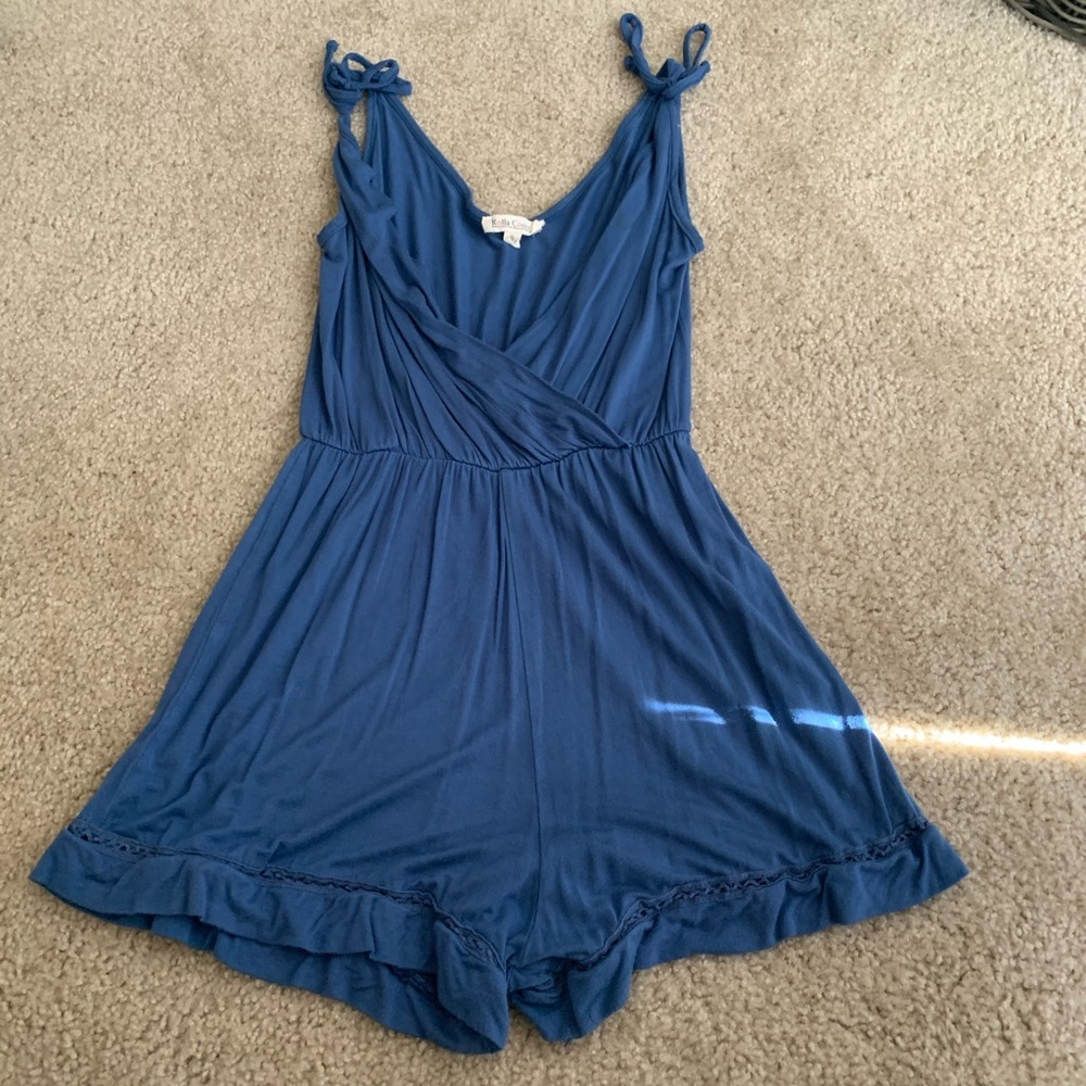 Cute blue romper